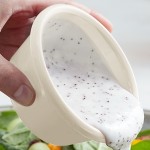 Acopa 6 oz. Bone White Smooth Melamine Ramekin - 12/Case