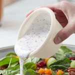 Acopa 6 oz. Bone White Smooth Melamine Ramekin - 12/Case
