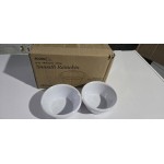 Acopa 6 oz. Bone White Smooth Melamine Ramekin - 12/Case
