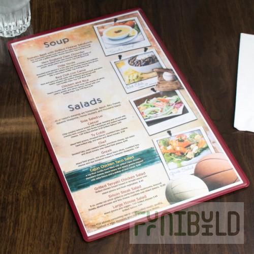 Menu Solutions H500D WINE Hamilton 8 1/2