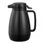 Service Ideas Thermo-Serv 20 oz. Black ABS Plastic Insulated Coffee Carafe / Server with Push-Button Lid PB501BL Service Ideas Thermo-Serv 20 oz. Black ABS Plastic Insulated Coffee Carafe / Server with Push-Button Lid PB501BL