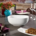 Villeroy & Boch 10-3452-3170 Urban Nature 96 oz. White Premium Porcelain Salad Bowl - 4/Case Villeroy & Boch 10-3452-3170 Urban Nature 96 oz. White Premium Porcelain Salad Bowl - 4/Case