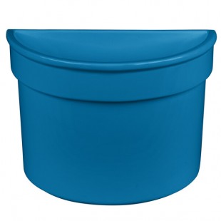 TableCraft CW1312SBL 5 Qt. Sky Blue Cast Aluminum Half Soup Bowl TableCraft CW1312SBL 5 Qt. Sky Blue Cast Aluminum Half Soup Bowl