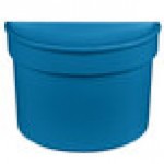 TableCraft CW1312SBL 5 Qt. Sky Blue Cast Aluminum Half Soup Bowl TableCraft CW1312SBL 5 Qt. Sky Blue Cast Aluminum Half Soup Bowl