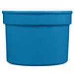 TableCraft CW1312SBL 5 Qt. Sky Blue Cast Aluminum Half Soup Bowl TableCraft CW1312SBL 5 Qt. Sky Blue Cast Aluminum Half Soup Bowl