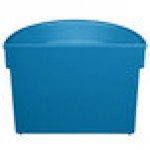 TableCraft CW1312SBL 5 Qt. Sky Blue Cast Aluminum Half Soup Bowl TableCraft CW1312SBL 5 Qt. Sky Blue Cast Aluminum Half Soup Bowl