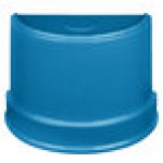 TableCraft CW1312SBL 5 Qt. Sky Blue Cast Aluminum Half Soup Bowl TableCraft CW1312SBL 5 Qt. Sky Blue Cast Aluminum Half Soup Bowl
