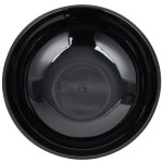 Cambro RSB15CW110 11.2 Qt. Black Camwear® Round Ribbed Bowl