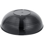 Cambro RSB15CW110 11.2 Qt. Black Camwear® Round Ribbed Bowl