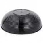 Cambro RSB15CW110 11.2 Qt. Black Camwear® Round Ribbed Bowl