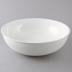 Cambro RSB15CW110 11.2 Qt. Black Camwear® Round Ribbed Bowl
