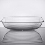 Cambro RSB15CW110 11.2 Qt. Black Camwear® Round Ribbed Bowl