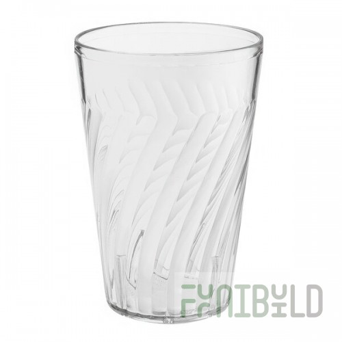 GET 2224-1-CL Tahiti 24 oz. Clear Customizable SAN Plastic Tumbler - 72/Case