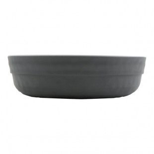 GET Roca Balance 24 oz. Round Gray Melamine Bowl - 24/Case GET Roca Balance 24 oz. Round Gray Melamine Bowl - 24/Case