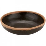GET B-302-DVG Pottery Market 24 oz. Glazed Gray Melamine Bowl with White Trim - 12/Case GET B-302-DVG Pottery Market 24 oz. Glazed Gray Melamine Bowl with White Trim - 12/Case
