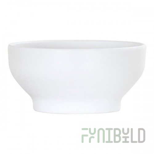 Cal-Mil Nova 30 oz. White Round Melamine Soup Bowl - 6/Case