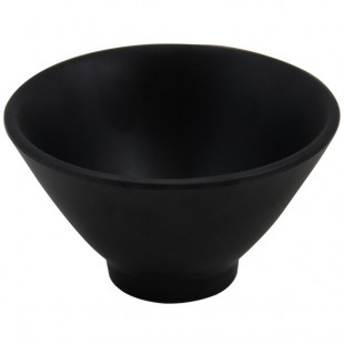 Elite Global Solutions JW124 Zen 8 oz. Round Black Bowl - 6/Case