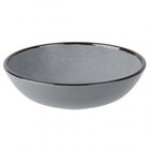 Elite Global Solutions DB8225M Mojave Vintage California 32 oz. Vanilla Round Crackle Bowl - 6/Case