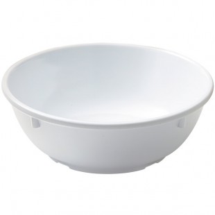 GET DN-316-W White 16 oz. SuperMel Nappie Bowl - 48/Case