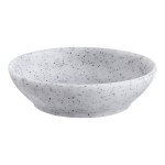 Acopa Cavern 0.75 oz. Light Gray Round Melamine Ramekin - 24/Case