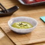 Acopa Cavern 0.75 oz. Light Gray Round Melamine Ramekin - 24/Case