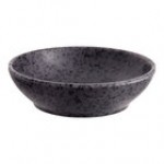 Acopa Cavern 0.75 oz. Light Gray Round Melamine Ramekin - 24/Case