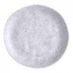 Acopa Cavern 0.75 oz. Light Gray Round Melamine Ramekin - 24/Case