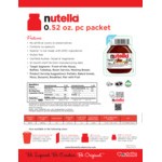 Nutella Hazelnut Spread .52 oz. Portion Control Pack - 120/Case