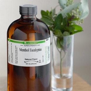LorAnn Oils 16 fl. oz. All-Natural Menthol-Eucalyptus Super Strength Flavor