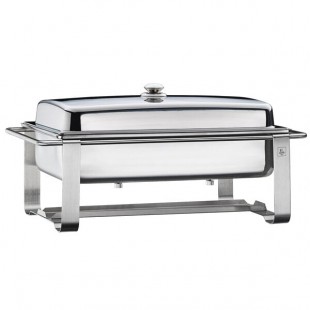 Hepp Neutral from BauscherHepp Rectangular Full Size Stainless Steel Chafer with Lift-Off Cover