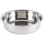 Acopa Supreme 4 Qt. Round Roll Top Gold Trim Chafer