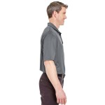 National Patrol by Henry Segal Unisex Customizable Charcoal Gray Short Sleeve Moisture Wicking Polo Shirt with UV Protection - Polyester Mesh -L