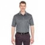 National Patrol by Henry Segal Unisex Customizable Charcoal Gray Short Sleeve Moisture Wicking Polo Shirt with UV Protection - Polyester Mesh -L