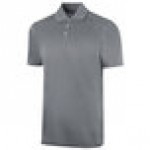 National Patrol by Henry Segal Unisex Customizable Charcoal Gray Short Sleeve Moisture Wicking Polo Shirt with UV Protection - Polyester Mesh -L
