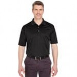 National Patrol by Henry Segal Unisex Customizable Charcoal Gray Short Sleeve Moisture Wicking Polo Shirt with UV Protection - Polyester Mesh -L