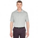 National Patrol by Henry Segal Unisex Customizable Charcoal Gray Short Sleeve Moisture Wicking Polo Shirt with UV Protection - Polyester Mesh -L