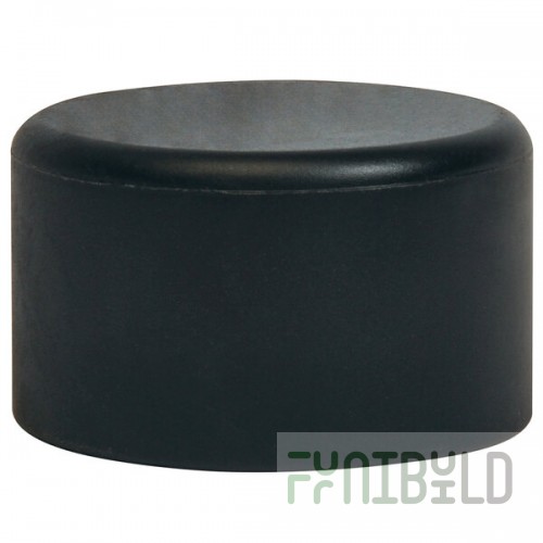 CSL P134-4-24 Replacement End Cap for Tray Stands, Luggage Racks, and Wall Racks - 24/Pack