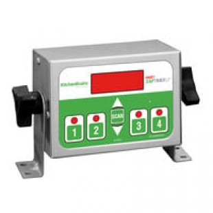 Kitchen Brains® Z080120HFCLT (FAST.)® ZAP Timer LT Digital 8-Product 99 Hour Timer with Universal Mounting Kit - 120V