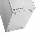 ServSense Triple 2 Qt. Stainless Steel Condiment Dispenser - 3 Stainless Steel Pumps with Adjustable Portion Control ServSense Triple 2 Qt. Stainless Steel Condiment Dispenser - 3 Stainless Steel Pumps with Adjustable Portion Control