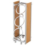 Cal-Mil 1283 Eco Modern Bamboo 3-Cylinder Vertical Flatware / Condiment Display Cal-Mil 1283 Eco Modern Bamboo 3-Cylinder Vertical Flatware / Condiment Display