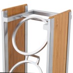 Cal-Mil 1283 Eco Modern Bamboo 3-Cylinder Vertical Flatware / Condiment Display Cal-Mil 1283 Eco Modern Bamboo 3-Cylinder Vertical Flatware / Condiment Display