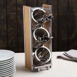 Cal-Mil 1283 Eco Modern Bamboo 3-Cylinder Vertical Flatware / Condiment Display Cal-Mil 1283 Eco Modern Bamboo 3-Cylinder Vertical Flatware / Condiment Display