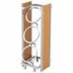 Cal-Mil 1283 Eco Modern Bamboo 3-Cylinder Vertical Flatware / Condiment Display Cal-Mil 1283 Eco Modern Bamboo 3-Cylinder Vertical Flatware / Condiment Display