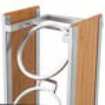 Cal-Mil 1283 Eco Modern Bamboo 3-Cylinder Vertical Flatware / Condiment Display Cal-Mil 1283 Eco Modern Bamboo 3-Cylinder Vertical Flatware / Condiment Display