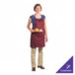 Chef Revival Burgundy Poly-Cotton Customizable Bib Apron with 1 Pocket - 30 Chef Revival Burgundy Poly-Cotton Customizable Bib Apron with 1 Pocket - 30