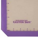 Mercer Culinary M31087PU Full Size Allergen-Free Purple Silicone Baking Mat - 16 1/2