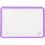 Mercer Culinary M31087PU Full Size Allergen-Free Purple Silicone Baking Mat - 16 1/2
