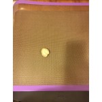 Mercer Culinary M31087PU Full Size Allergen-Free Purple Silicone Baking Mat - 16 1/2