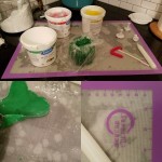 Mercer Culinary M31087PU Full Size Allergen-Free Purple Silicone Baking Mat - 16 1/2