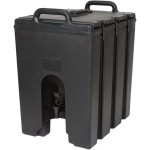 Cambro 1000LCD110 Camtainer® 11.75 Gallon Black Insulated Beverage Dispenser Cambro 1000LCD110 Camtainer® 11.75 Gallon Black Insulated Beverage Dispenser
